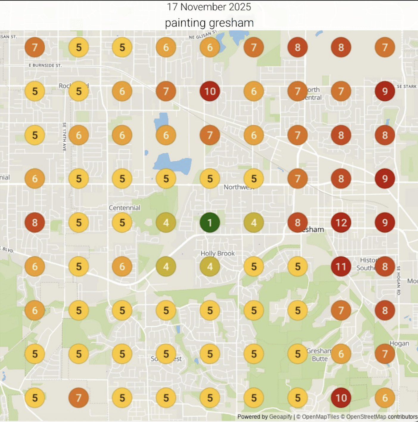 rankings before screenshot